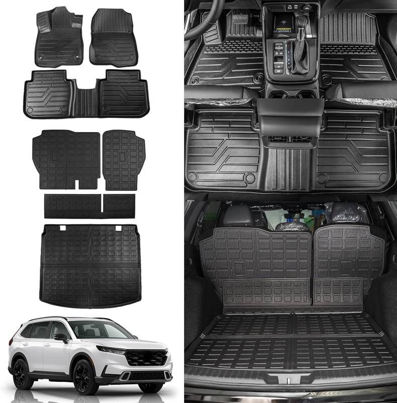 Floor Mats and backseat, cargo liner for 2023-2025 Honda CRV including Hybrid
