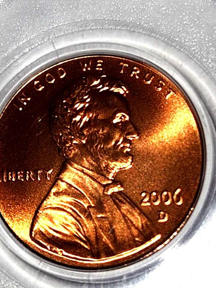 2006-D SATIN FINISH LINCOLN MEMORIAL CENT PENNY PCGS MS69RD - Image 2 of 4