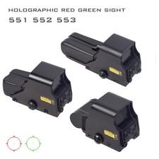 551 552 553 Red Green Dot Holographic Reflex Sight Scope Tactical Hunt 20mm Rail