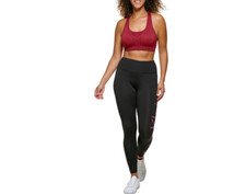 NWT Calvin Klein Performance Padded Racerback Medium Impact Sports Bra - Chianti