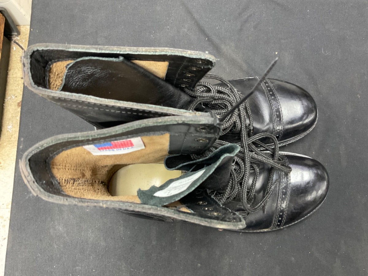 HH Brand Double H 975 Military Combat Leather Jump Boots Men's 10D