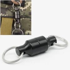Fishing Magnetic Net Release Holder Keeper Strong Magnet Clip Retractor Keychain