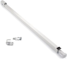 Ideal Window or Patio Door Security Bar with Child-Proof Lock White