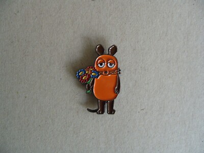 Maus - Pin. Die Maus mit Blumen.   (Sendung mit der Maus)