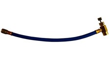 R12/R22/R502/R290/R600a Charging Hose with 134a Top Tap - BRASS #3390