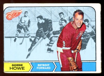 1968-69 TOPPS NHL #29 Gordie Howe HOF MR HOCKEY VG DETROIT REDWINGS Card