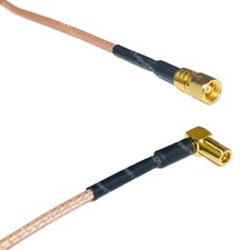 RG316 SMC FEMALE to SMB MALE ANGLE RF Cable Rapid-SHIP LOT