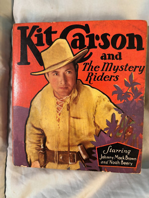 Kit Carson and the Mystery Riders Saalfield softcover movie tie-in VG 1935