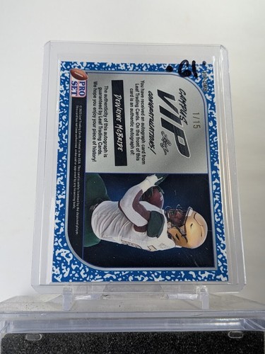 2023 Leaf Pro Set Campus VIP. Dewayne McBride /15 Autograph. - Picture 2 of 2