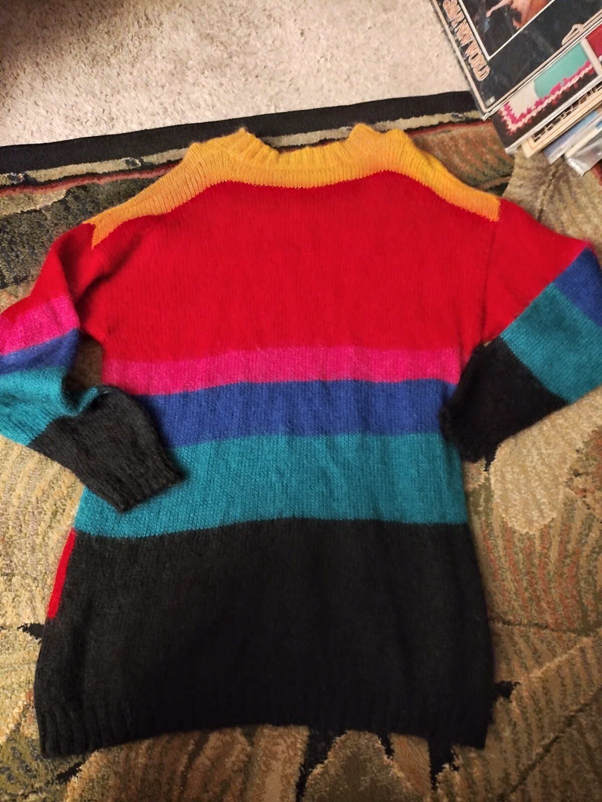 Rainbow Flower Sweater - image 2