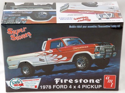 1:25 Scale Firestone Super Stones 1978 Ford 4 x 4 Pickup Model Kit - AMT #858/12