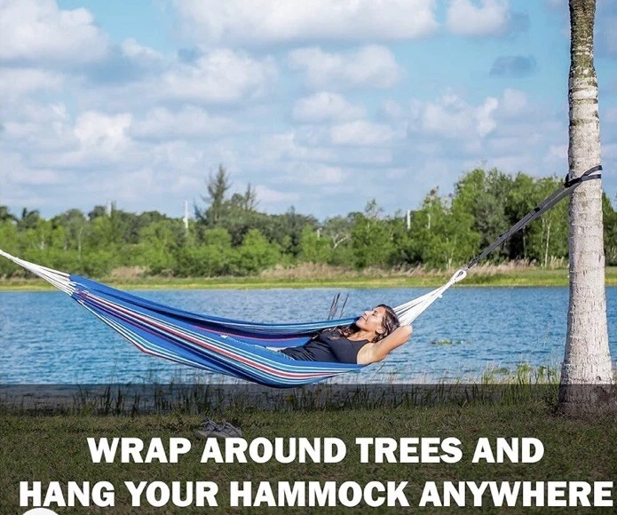Bliss adjustable hammock tree straps multi-loop suspension system - Image 2 of 4