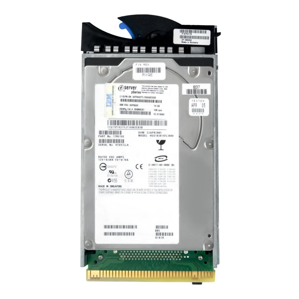 Hard Drive IBM 00P3833 HUS103014FL3800 73GB 10K 8MB SCSI U320 3.5'' - Image 3 of 3