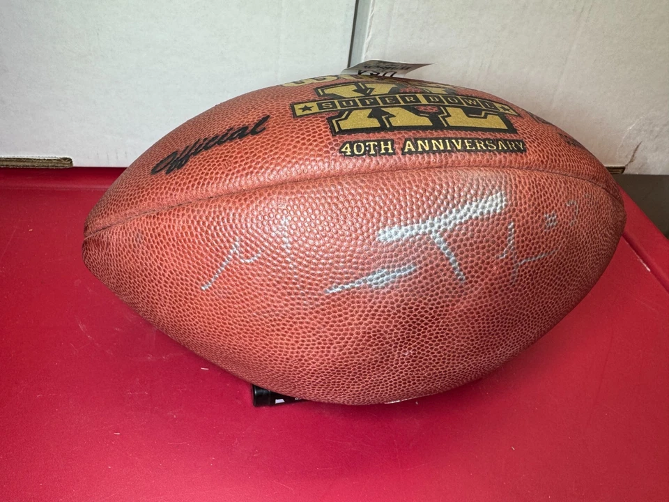 Marcus Trufant #23 SEATTLE SEAHAWKS Signed Football W/ COA - Image 2 of 4