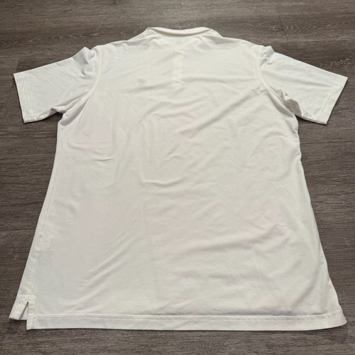 Peter Millar Polo Shirt Mens XL White Crown Crafted Performance 1961 Palm Tree - Picture 7 of 9