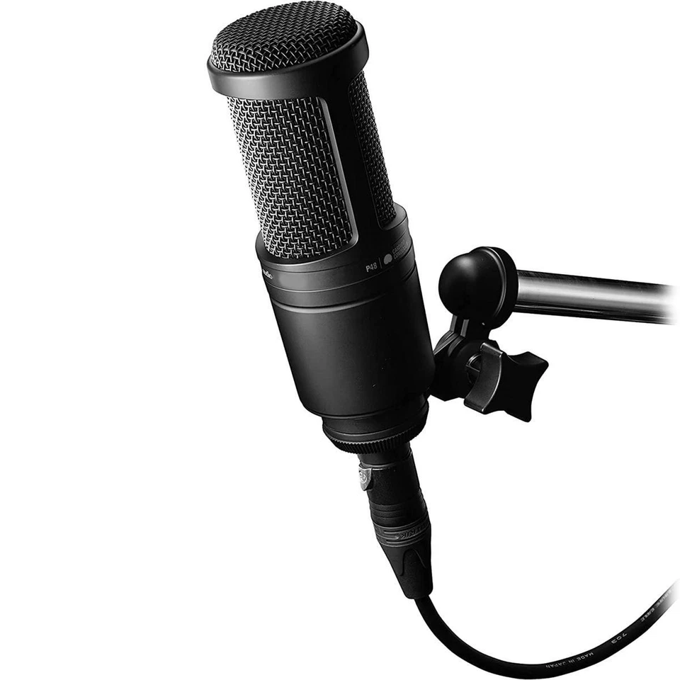 Audio Technica AT-2020 Cardioid Condenser Microphone for Studio - 20-20000Hz - Image 3 of 4