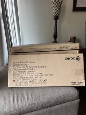 7- Genuine Xerox 008R12990 Waste Toner Container DocuColor 240/242/250/252/260