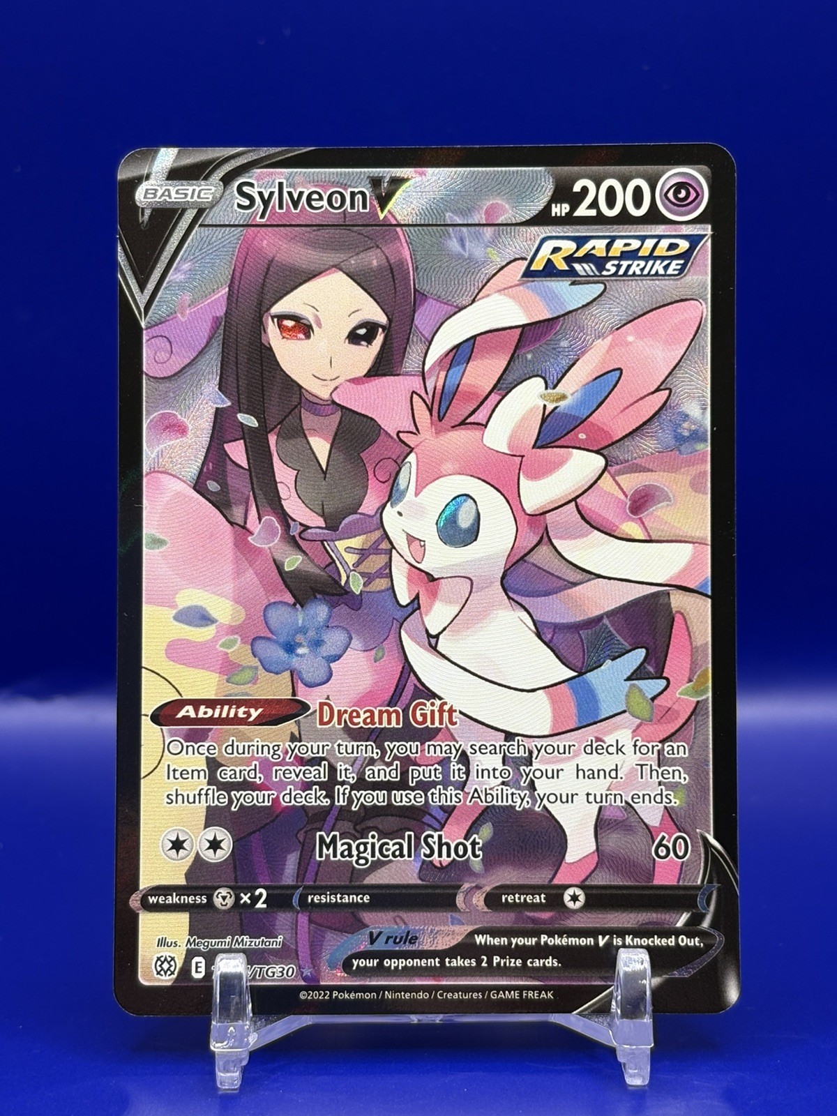 Pokémon TCG Sylveon V TG14/TG30 NM SWSH Brilliant Stars Trainer Gallery Holo