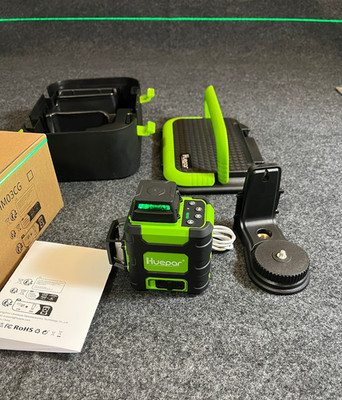 Laser Level 360 Self Leveling, Rechargeable Green Laser 3x360° Cross Line Lazer