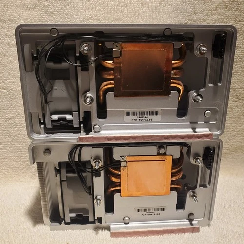 2 USED Apple MAC Pro Mid 2010 2012 Dual Processor Heatsink 604-1165 & 604-1164