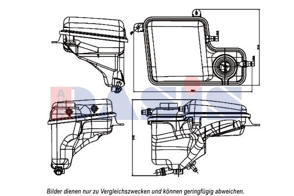 AKS Dasis AusgleichsbehäLter, KüHlmittel 053013N FüR Alpina BMW-image