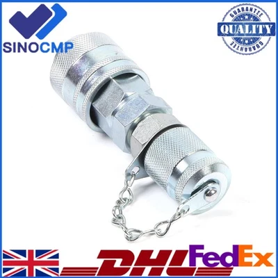 SINOCMP Hydraulic Pressure Test Coupling Kit for Cat CASE John Deere PD Series Coupler