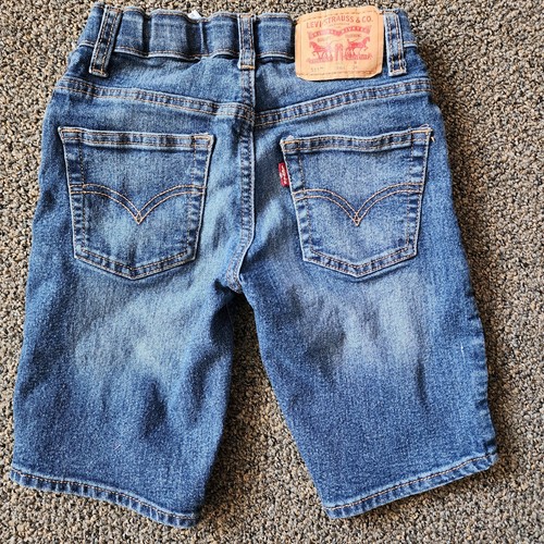 Size 8 Reg Levis Boys Jeans Shorts Medium Blue 511 Slim Youth - Picture 2 of 6
