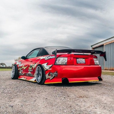 KBD Body Kits 2FORDY Style Polyurethane Rear Bumper Fits Ford Mustang 1999-2004