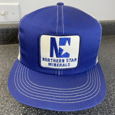 #ad Vintage Northern Star Minerals Hat Cap Snapback Trucker K Brand Products USA $24.97