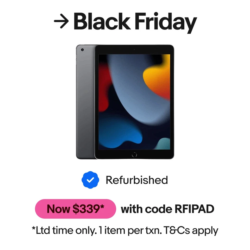 Apple iPad 9th Gen 10.2-inch | 256GB | Wi-Fi + Cellular