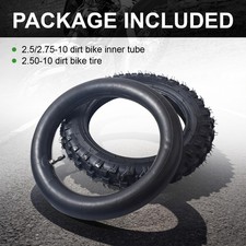 Camera D'aria Heavy Duty 2.50-10 / 2.75-10 Con Valvola TR4 Per Moto PW50, Honda CRF50, XR50
