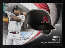 2022 Topps Series 2 Batting Helmet Commemorative Relics Ketel Marte #BH-KM 1z6