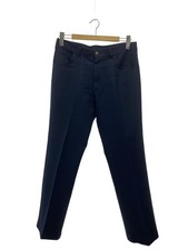 Lee 70s-80s 42TALON Zipper Slacks Pants, Polyester, Navy