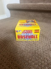 1990 SCORE BASEBALL BOX 36 PACKS/16 CARDS + 1 MAGIC MOTION CARD PER PACK