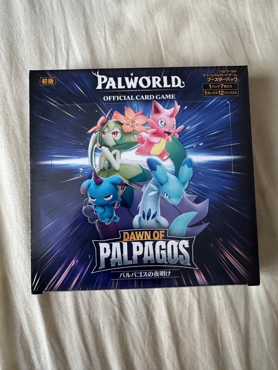 Palworld Official Card Game Dawn of Palpagos Booster Box 12 Packs