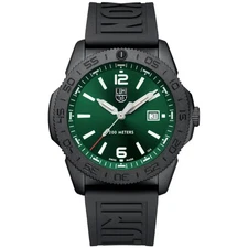 Luminox Men's Watch Pacific Diver Rotating Bezel Green Dial Rubber Strap 3137.B