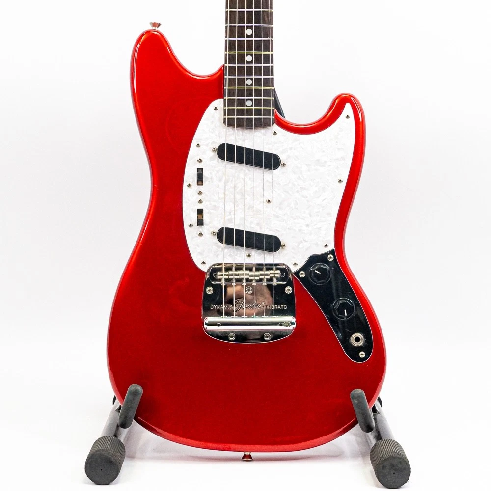 FenderJapan ムスタング　MG69/MH CAR　アップルレッド Fender Mustang MG69 MIJ 2012 Candy Apple Red Matching Headstock w