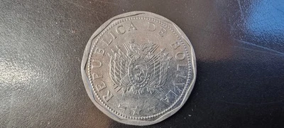 2 bolivianos 1991 - Bolivie - KM# 206.1 - Photo 1/2