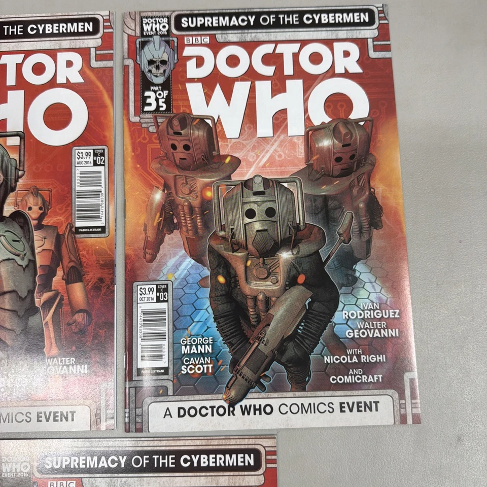 DOCTOR WHO EVENT 2016 1-5 set SUPREMACY OF THE CYBERMEN CONNECTING COVERS (DW02) - Image 4 of 4