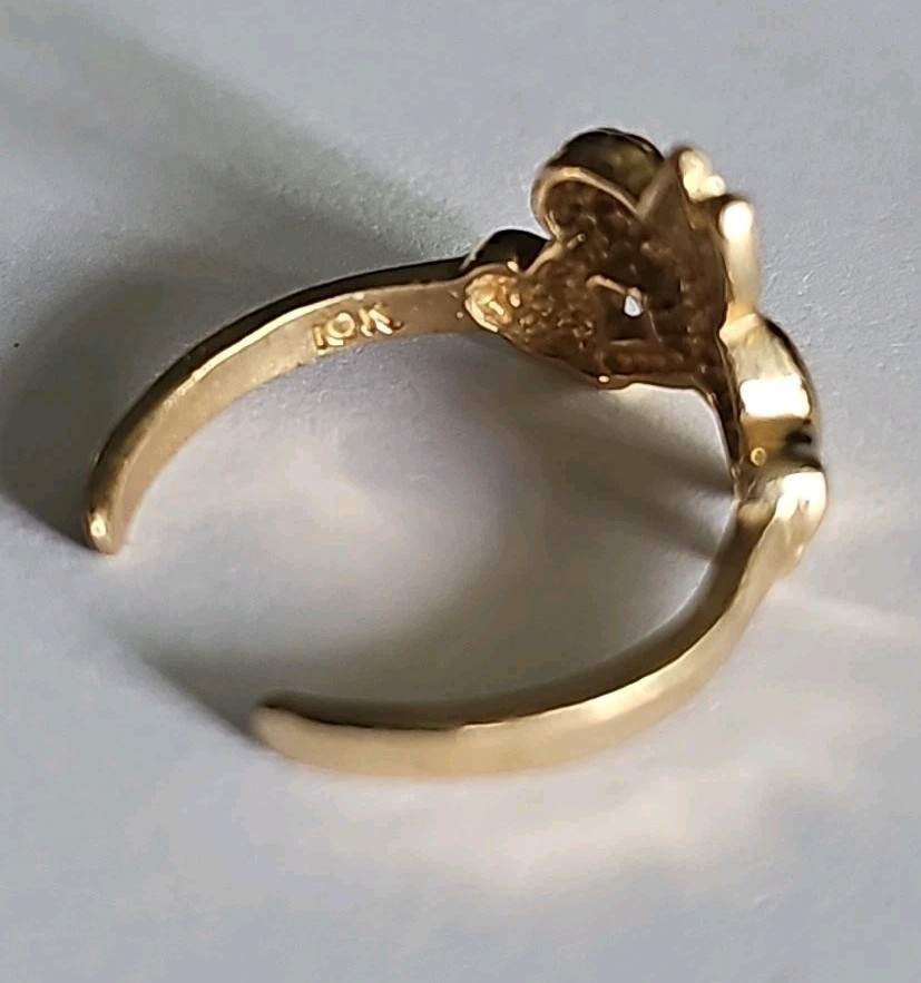 10K Solid Gold Designer Ring Not Scrap - image 6