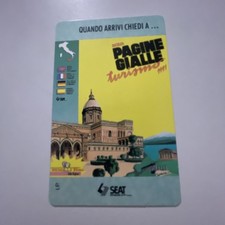 Scheda Telefonica NUOVA Pagine Gialle nr. Golden 169 - SICILIA ERRORE DI STAMPA