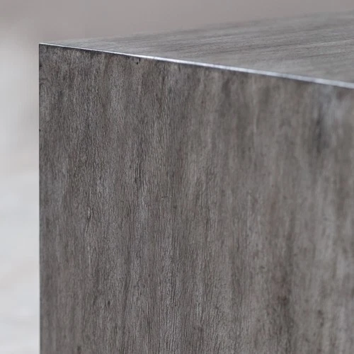 Uttermost 25443 Kareem 53"W Java Wood Coffee Table - Warm Metallic Gray - Picture 4 of 5