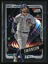 2024 Topps Chrome Cosmic Dansby Swanson #73 Chicago Cubs