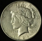 1924-S Peace Dollar — photo from another recent sale