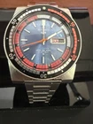 Vintage 1970 Seiko 5 Sports Regatta 6119-6053 Blue Dial Diver-Double Bezel-Runs