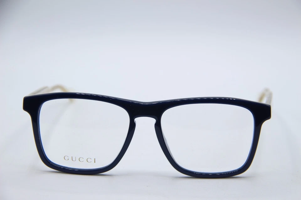 NUEVAS GAFAS GUCCI GG 0561O 004 MONTURAS AUTÉNTICAS TRANSPARENTES ORO 54-17 Foto 2 de 4