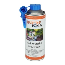 Half Off Ponds Black Waterfall Foam Sealant 16oz – Pond Gap Filler Spray Foam