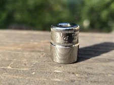 Snap-on TMM14 14mm Shallow Socket 1/4" Drive 6 Point Metric USA 2007