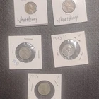 Lincoln Wheat Small Cent Lot 1943, 1943 S, 1948 Steel Bronze US Coins
