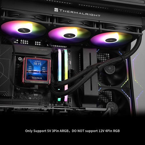 Thermalright FW360 Ultra ARGB Black CPU AIO Cooler,PC 360 Specification... - Afbeelding 2 van 5